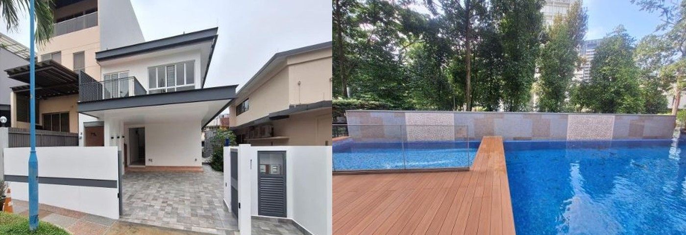 Jalan Sankam house and pool